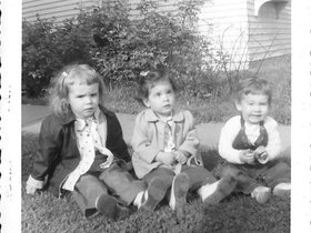 1955 May - Mary and friends.jpg